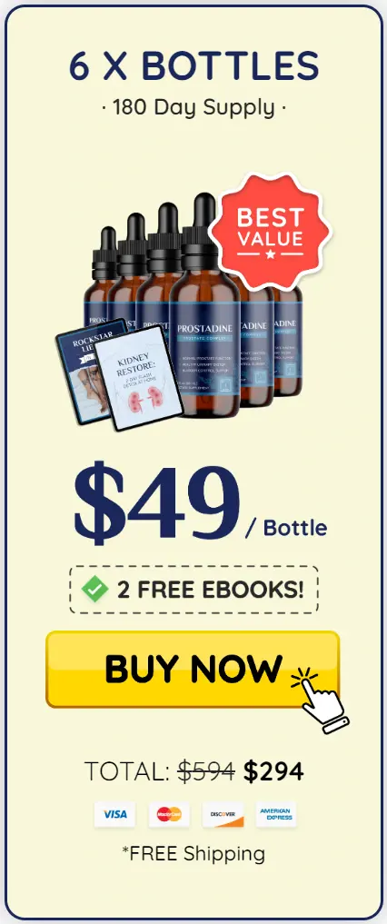 Order Prostadine 6 bottles